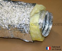 Gaine aluminium isolation thermique 50mm (Thermaflex²) Ø 80 mm - L : 10 m