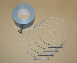 Kit de fixation PVC Ø 154 mm