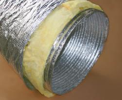 Gaine aluminium isolation thermique 25mm (Thermaflex) Ø 500mm
