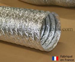 Gaine ventilation aluminium (Thermaflex) Ø 125 mm - L : 10 m