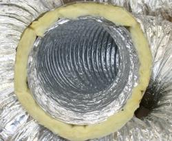 Gaine aluminium isolation thermique 25mm (Thermaflex) Ø 315mm - L : 10 m