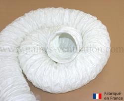 Gaine ventilation semi lourde blanche (Airflex N) Ø 102 mm - L : 6 m