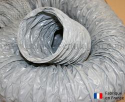 Gaine ventilation semi lourde grise (Airflex N) Ø 51 mm - L : 6 m