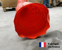 Gaine ventilation semi lourde rouge (Airflex N) Ø 127 mm - L : 6 m