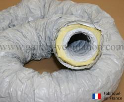 Gaine ventilation isolée épaisseur 25 mm (Airflex PK) Ø 80 mm - L : 6 m