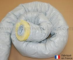 Gaine ventilation isolée épaisseur 50 mm (Airflex PK²) Ø 80 mm - L : 6 m