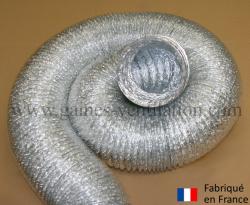 Gaine ventilation aluminium (Thermaflex) Ø 125 mm - L : 10 m