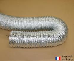 Gaine ventilation aluminium (Thermaflex) Ø 80 mm - L : 10 m